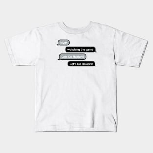 Raiders WYD Text Kids T-Shirt